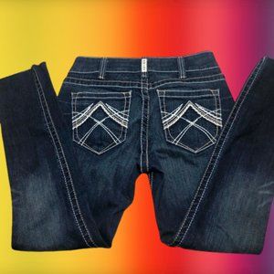 ARIAT Real Denim Jeans Blue Dark Wash Skinny Leg